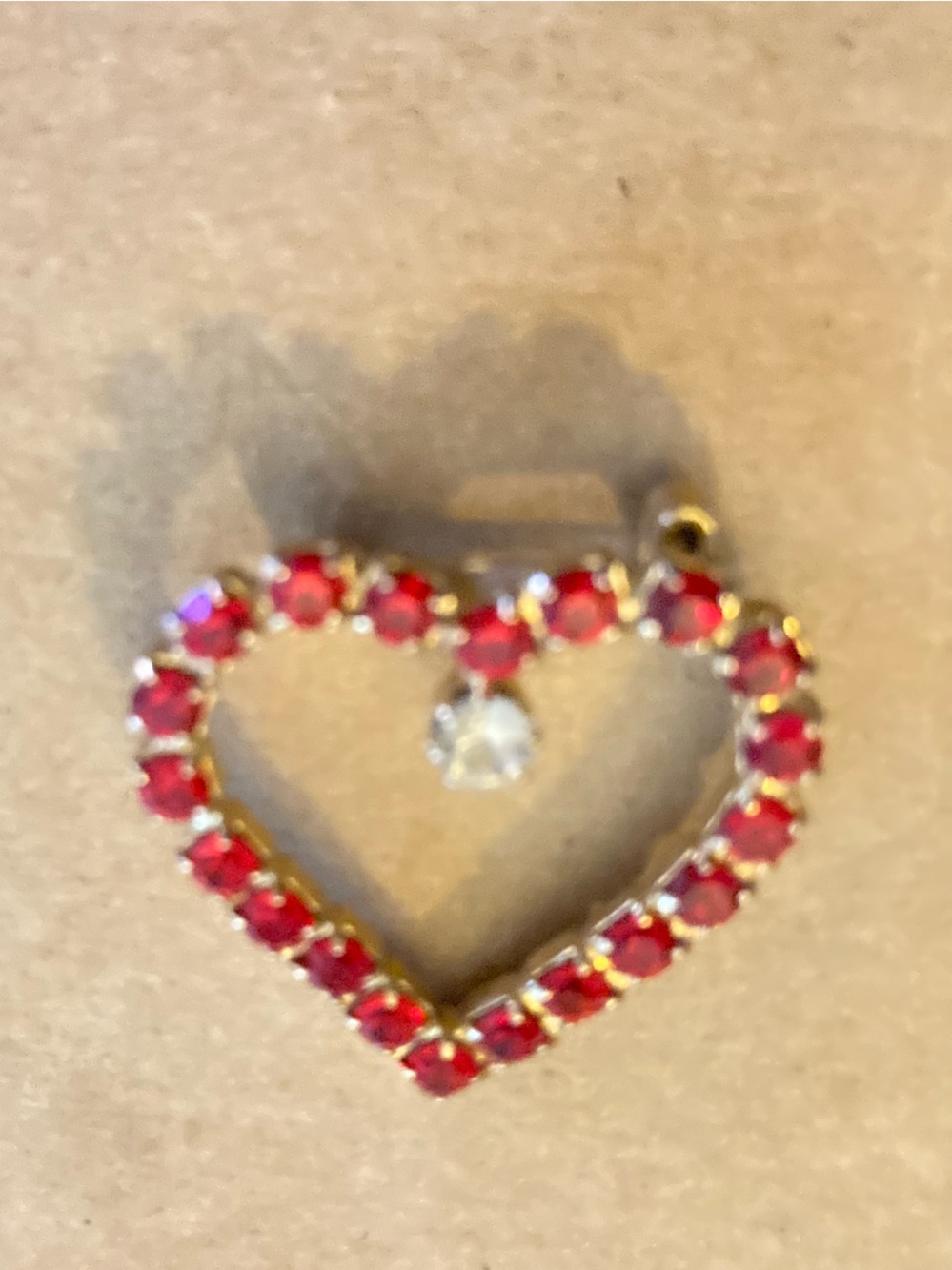 Vintage Tiffany &Co heart pin- brooch